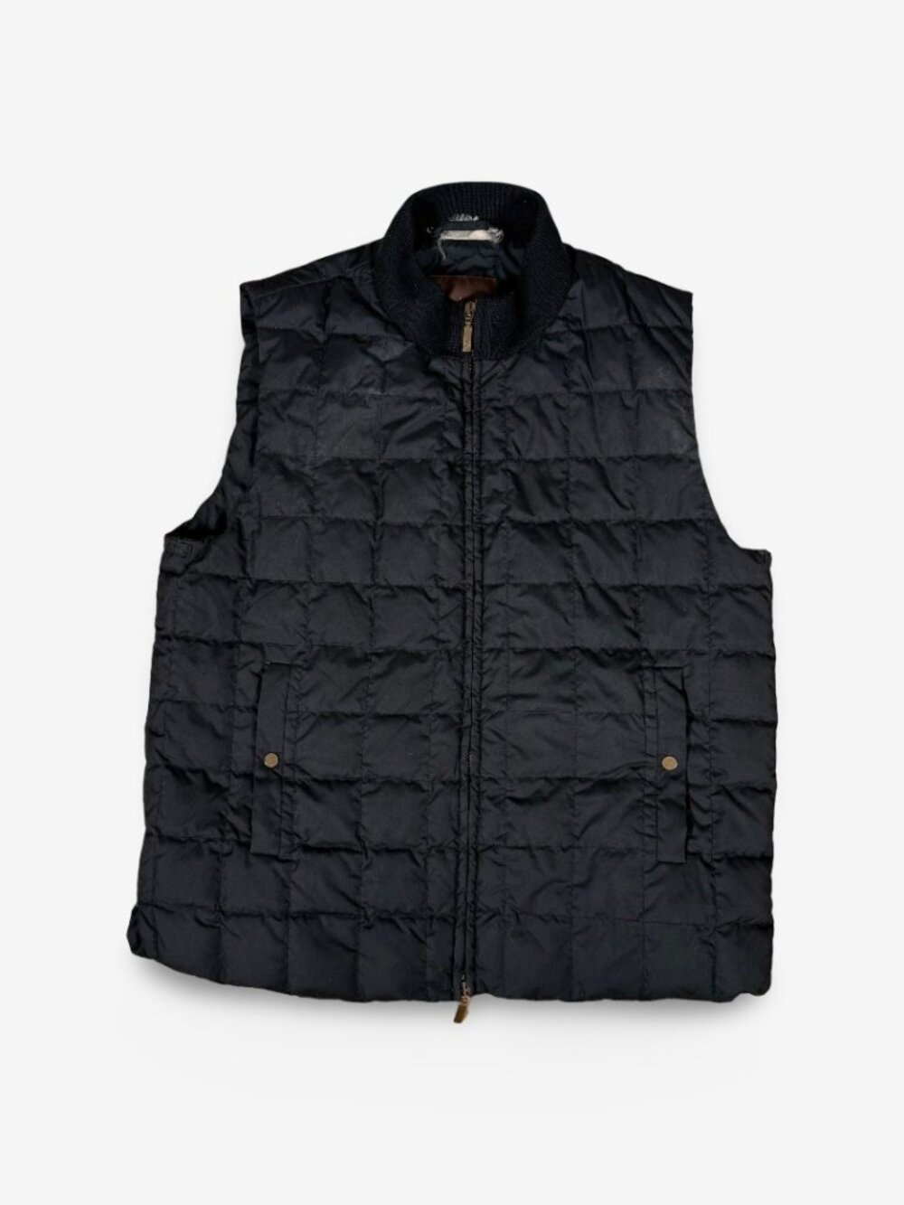 Vintage Moncler Brown Label Sleeveless Puffer Vest